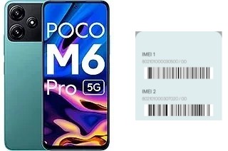 Comment voir le code IMEI dans Poco M6 Pro