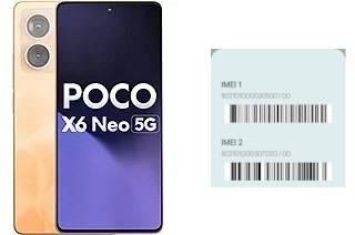 Comment voir le code IMEI dans Poco X6 Neo