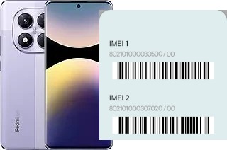 Comment voir le code IMEI dans Redmi Note 14 Pro 5G