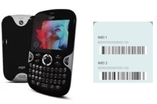 Comment voir le code IMEI dans Moda YZ600