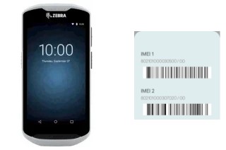 Comment voir le code IMEI dans TC52-HC