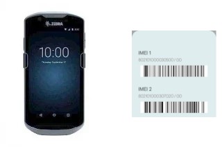 Comment voir le code IMEI dans TC57