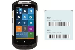 Comment voir le code IMEI dans TC70X