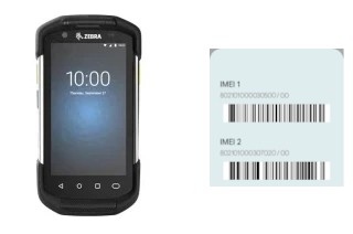 Comment voir le code IMEI dans TC72