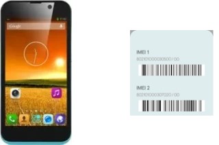 Comment voir le code IMEI dans Cuppy ZP700