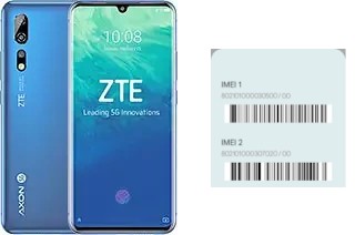 Comment voir le code IMEI dans Axon 10 Pro 5G