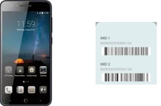 Comment voir le code IMEI dans Blade A612