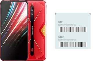 Comment voir le code IMEI dans nubia Red Magic 5G