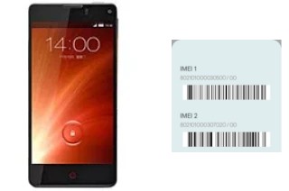 Comment voir le code IMEI dans nubia Z5S mini NX403A