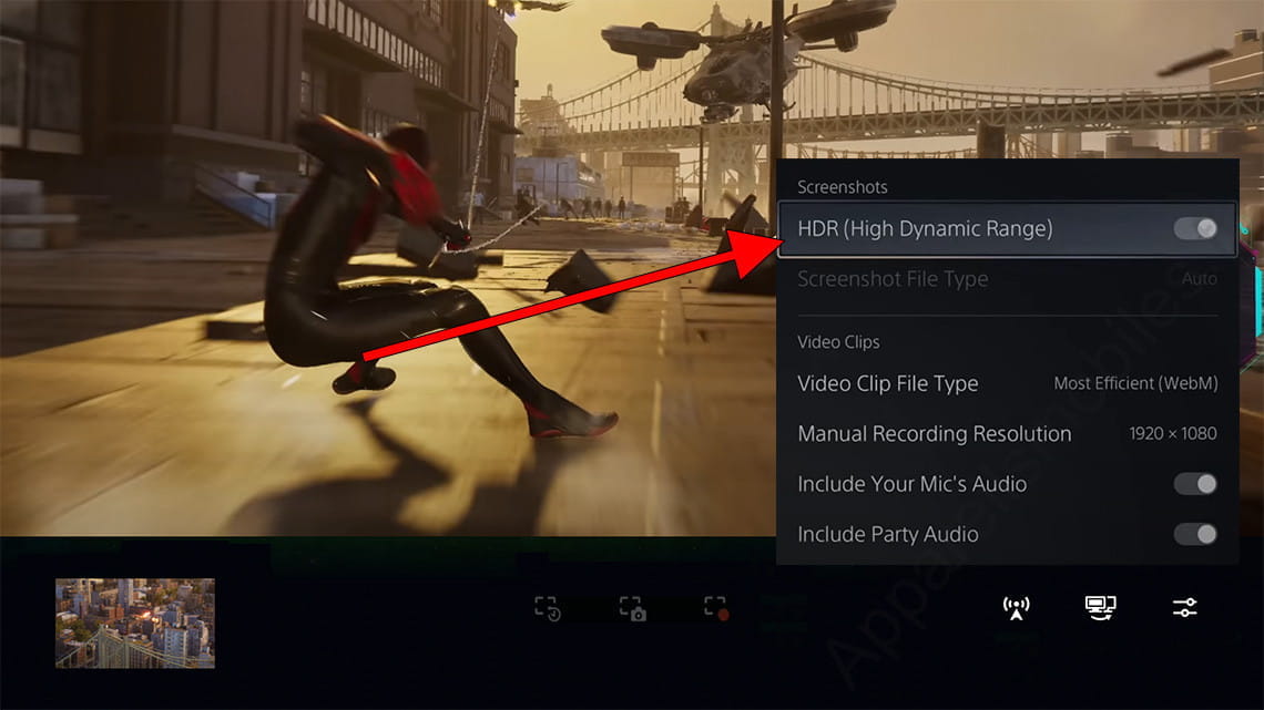 Enregistrez en HDR sur PlayStation 5