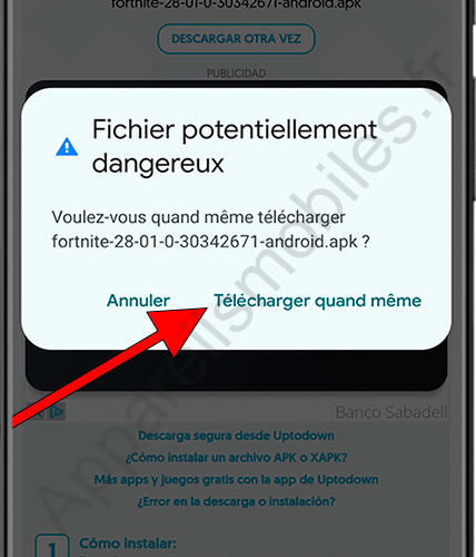 Télécharger quand même apk