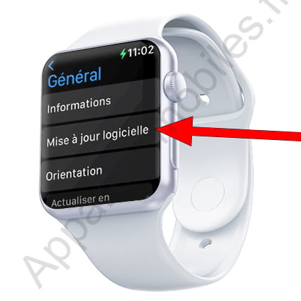 Mise à jour du logiciel Apple Watch