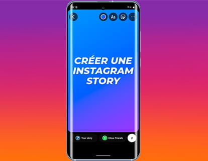 Créer une histoire Instagram