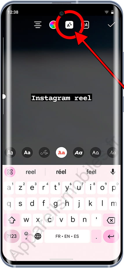 Ajouter des effets à Instagram Reel