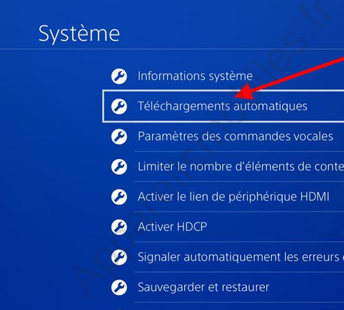 Téléchargements automatiques PlayStation 4