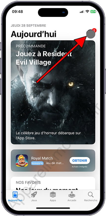 Ouvrir un compte App Store