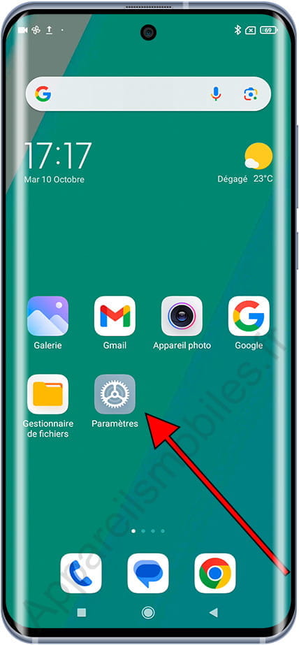 Paramètres du téléphone Xiaomi