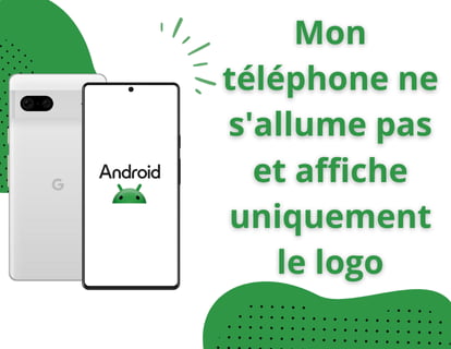 Mon téléphone ne s'allume pas et affiche uniquement le logo