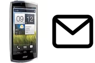 Configurer le courrier dans Acer CloudMobile S500