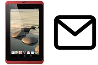 Configurer le courrier dans Acer Iconia B1-721