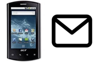 Configurer le courrier dans Acer Liquid E