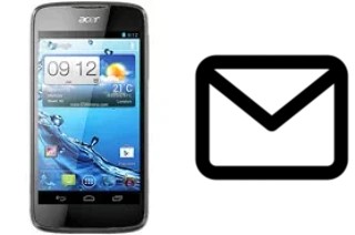 Configurer le courrier dans Acer Liquid Gallant E350