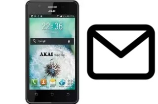 Configurer le courrier dans Akai K40