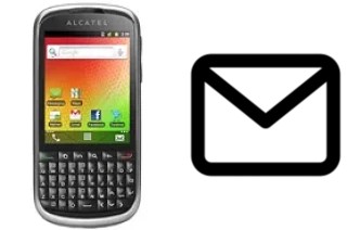 Configurer le courrier dans alcatel OT-915