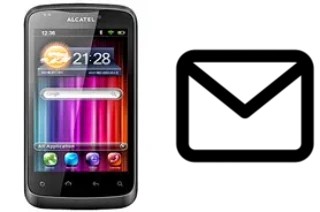 Configurer le courrier dans alcatel OT-978