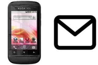 Configurer le courrier dans alcatel OT-918