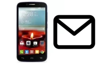 Configurer le courrier dans Alcatel OneTouch Fierce 2