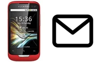 Configurer le courrier dans alcatel OT-985