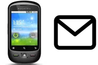 Configurer le courrier dans alcatel OT-906