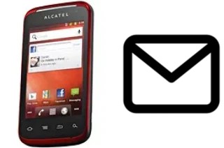 Configurer le courrier dans alcatel OT-983