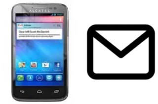 Configurer le courrier dans alcatel One Touch M'Pop