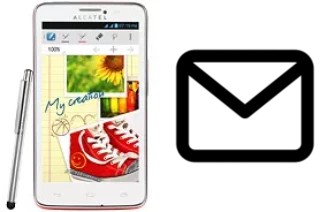 Configurer le courrier dans alcatel One Touch Scribe Easy