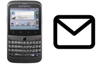 Configurer le courrier dans alcatel OT-916