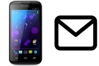 Configurer le courrier dans alcatel OT-993