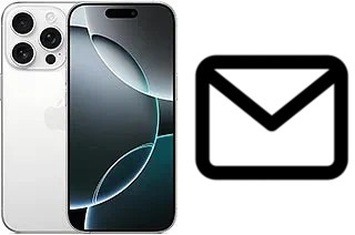 Configurer le courrier dans Apple iPhone 16 Pro