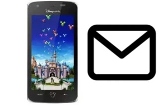 Configurer le courrier dans Disney Mobile DM001C Mickey