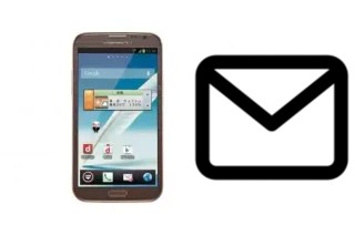 Configurer le courrier dans DoCoMo SC-02E