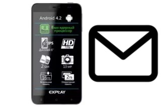 Configurer le courrier dans Explay Diamond