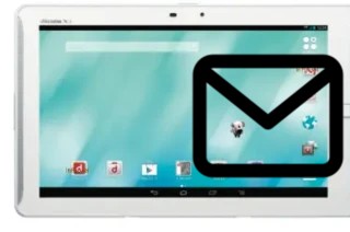 Configurer le courrier dans Fujitsu Arrows Tab F-02F