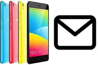 Configurer le courrier dans Gionee Pioneer P5W