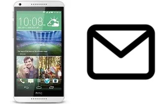 Configurer le courrier dans HTC Desire 816G dual sim