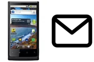 Configurer le courrier dans Huawei U9000 IDEOS X6