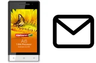 Configurer le courrier dans Karbonn A6