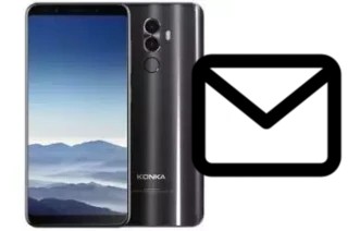 Configurer le courrier dans Konka S5