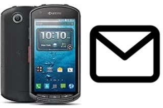 Configurer le courrier dans Kyocera DuraForce