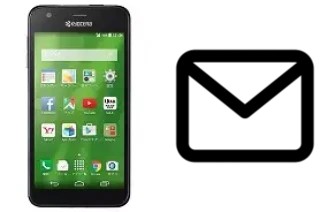 Configurer le courrier dans Kyocera Digno U